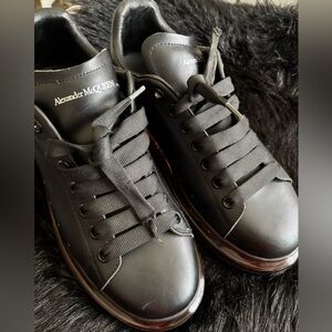 Alexander McQueen Black Men's Shoes, needs new shoelaces, Size 10